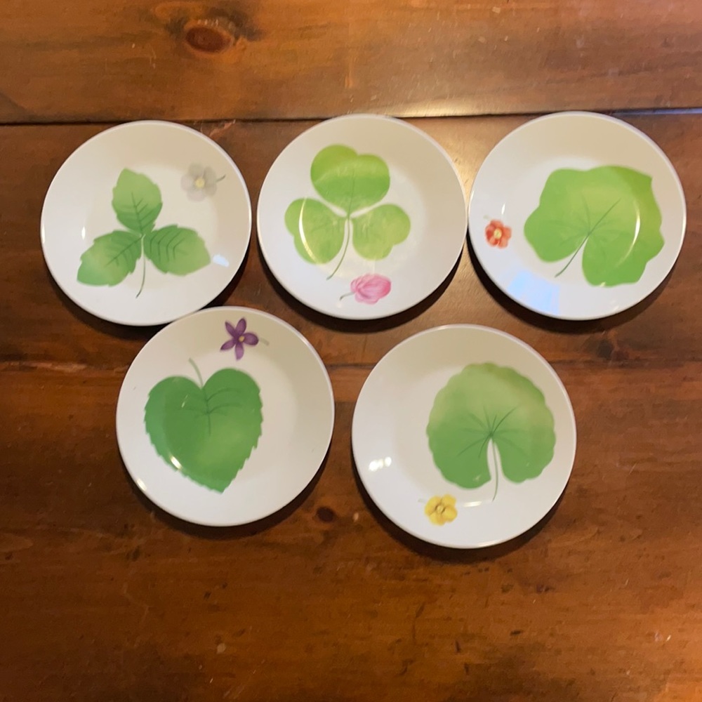 Hand painted plates